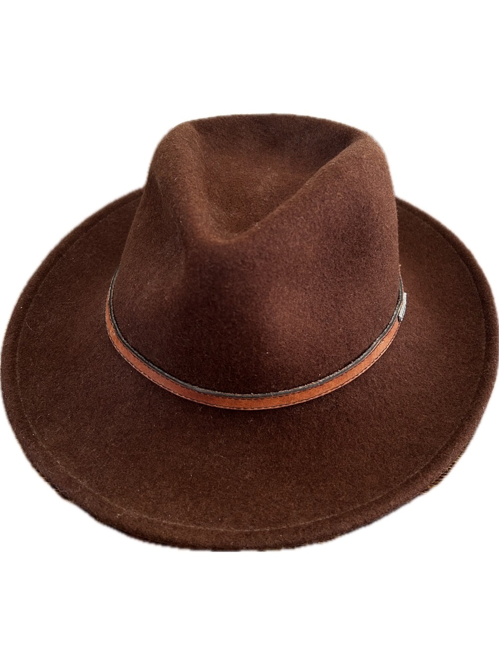 STETSON Cruiser Crushable 100% Wool Felt Hat with Leather Band - Medium - USA